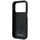 7. Etui Mercedes Leather Semi Wrap Grill Pattern MagSafe na iPhone 17 Pro - czarne