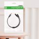 12. Ugreen kabel przewód rozdzielacz słuchawkowy 3,5 mm mini jack AUX 25cm czarny (20816)