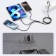 3. Kabel Tech-Protect UltraBoost DNA 3w1 USB-C / Micro-USB / Lightning 120 cm - szary