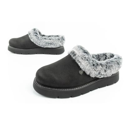 17. Skechers Cozy Blend buty papcie damskie sneakersy ocieplane wsuwane