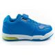 4. Leomil buty sportowe dziecięce sneakersy Pokemon lekkie na rzep LED niebieskie