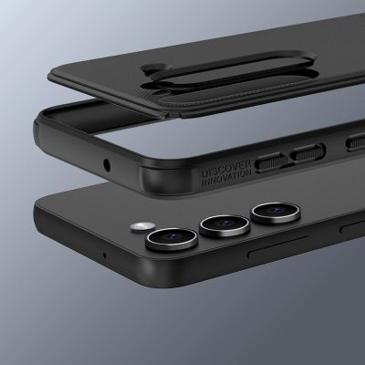 8. Nillkin Super Frosted Shield Pro etui Samsung Galaxy S23+ pancerny pokrowiec + podstawka na telefon czerwone