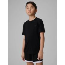 T-shirt regular gładki chłopięcy 4F 4FJRMM00TTSHM3596-20S