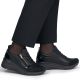 6. Półbuty damskie sneakersy na koturnie czarne Remonte Rieker D0T22-03