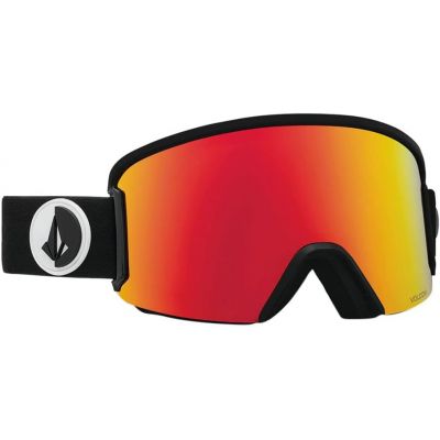 4. Gogle snowboardowe Volcom GARDEN GLOSS BLACK/RED CHROME (VG0122100)