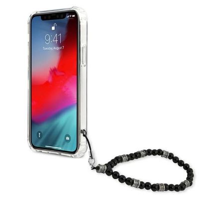 5. Etui Guess Black Pearl na iPhone 12 / iPhone 12 Pro - przezroczyste