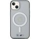 3. Etui BMW Silver Ring MagSafe do iPhone 15 - przezroczyste