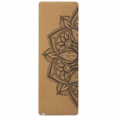 14. Mata do jogi Gaiam Printed Cork Mandala 5 mm 63495