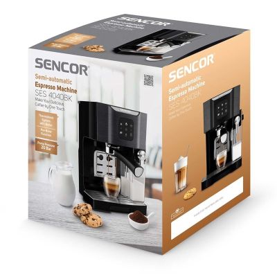 12. Sencor SES 4040BK Półautomatyczny Ekspres do espresso 1,4 l