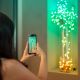 3. Twinkly Candies – 100 Lampki w kształcie pereł RGB LEDs, zielony przewód, USB-C