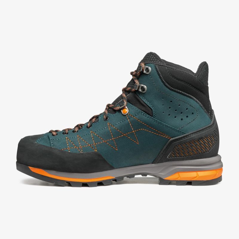 2. Buty trekkingowe Scarpa Zodiac Trk Gtx - petrol/rust orange rozmiar: 47