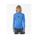 Lycra RIP CURL Brand Wave Upf L/S-Boy niebieski