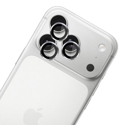 4. Szkło na obiektyw aparatu 3mk Lens Protection Pro do Apple iPhone 17 Pro /17 Pro Max - srebrne