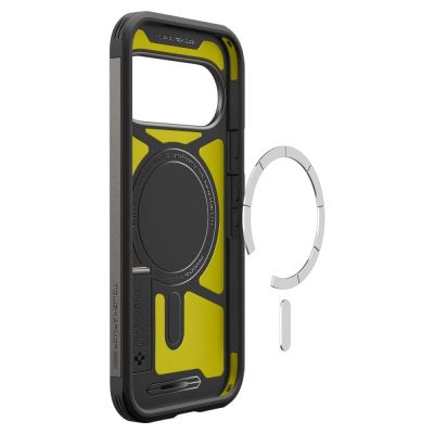 6. Etui Spigen Tough Armor Mag MagSafe na Google Pixel 11 Pro XL - ciemnoszare