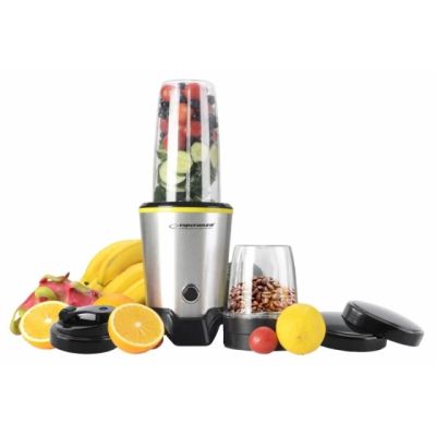6. Blender sportowy Esperanza MASTER EKM028 (1000W; kolor czarno-srebrny)