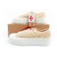 10. Lee Cooper buty sportowe damskie trampki koronkowe ażurowe platforma