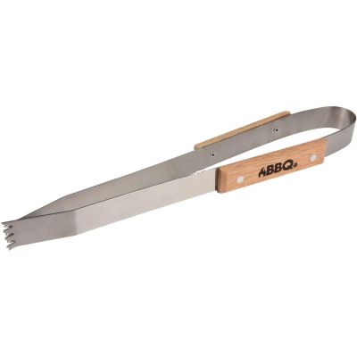 13. ZESTAW PRZYBORÓW DO GRILLA 3W1 Z DREWNIANĄ RĄCZKĄ