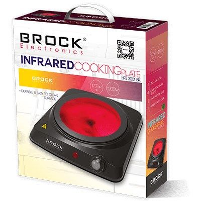 2. Kuchenka elektryczna na podczerwień BROCK HPI 3001 BK