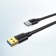 10. Kabel Ugreen US128 90576 USB-A 3.0 / USB-A 3.0 5Gb/s 3m - czarny