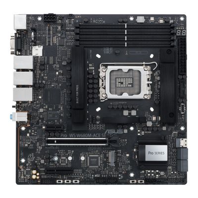 6. ASUS PRO WS W680M-ACE SE Intel W680 LGA 1700 micro ATX