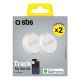 2. Lokalizator SBS Track My Circle kompatybilny z Apple Find My zestaw 2szt. - biały