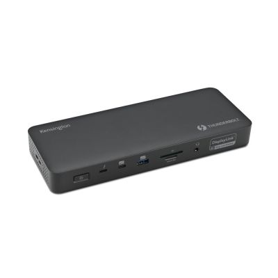 7. Kensington SD5920T EQ - Stacja dokująca - do laptopa - USB4 / Thunderbolt 4 - 2 x HDMI, 3 x DP, 2 x Thunderbolt 4 - 1GbE, 2.5GbE - 149.1 Watt - Europa