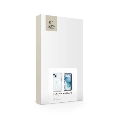 3. Etui Tech-Protect FlexAir MagSafe na iPhone 15 - przezroczyste