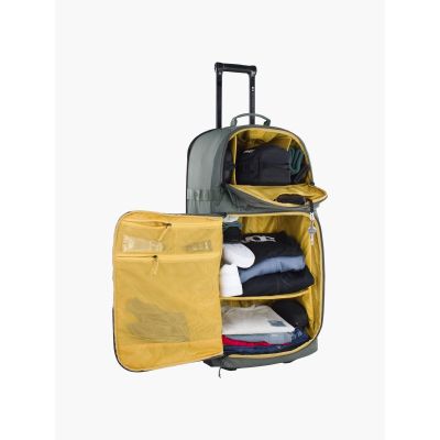 4. Walizka EVOC World Traveller 125 dark olive