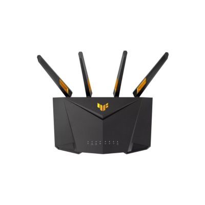 4. ASUS TUF-AX4200 Gaming AX4200 wireless router 2,5 Gigabit Ethernet Dual-band (2.4 GHz / 5 GHz) Black, Orange