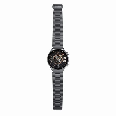 11. Smartwatch Gravity Czarny Pasek + Bransoleta GT35-2