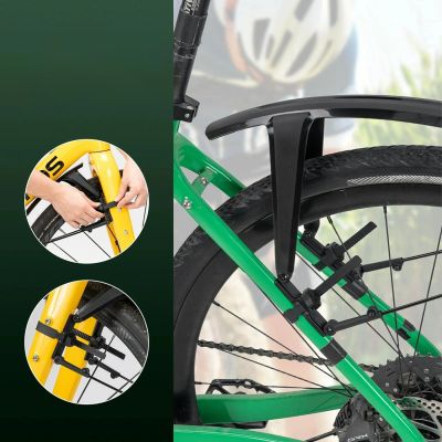 9. Błotniki rowerowe Rockbros FK-892 terenowe regulowane - czarne