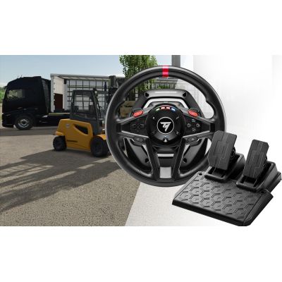 9. Thrustmaster T128 SimTask Farming Pack Czarny Kierownica + pedały + dźwignia zmiany biegów PC, PlayStation 4, PlayStation 5