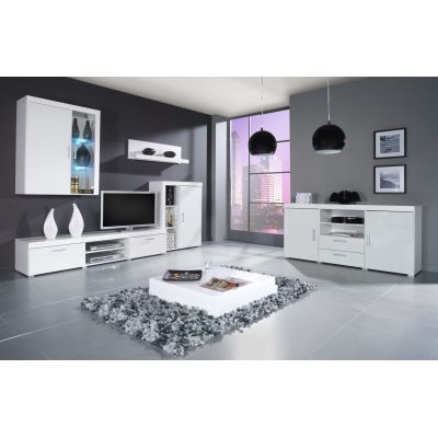 2. Komoda SAMBA (Unit 5) biały/biały połysk