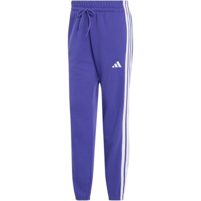 Spodnie damskie adidas Essentials 3-Stripes French Terry Cuffed fioletowe KF8340