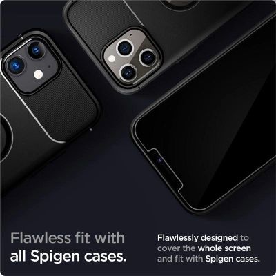 11. Szkło hartowane Spigen Glas.tR EZ Fit na iPhone 12 / iPhone 12 Pro - 2 szt.