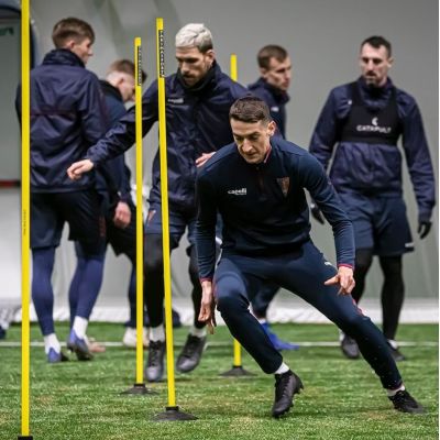 Laska treningowa 1,6 m Fioletowy 100704