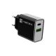 7. NATEC ŁADOWARKA SIECIOWA RIBERA USB-A + USB-C 20W POWER DELIVERY CZARNA NUC-2062