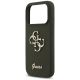 6. Etui Guess Silicone Big 4G Script na iPhone 17 Pro - zielone