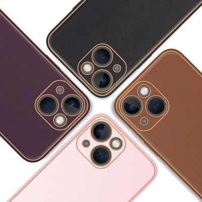 14. Dux Ducis Yolo etui iPhone 14 Plus elegancki pokrowiec ze skóry ekologicznej różowy