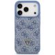 3. Etui Guess 4G nauble Card Triange na iPhone 18 Pro / 17 Pro - niebieskie