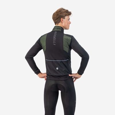 4. Rogelli kurtka zimowa WADDED II zielono-czarna 3XL