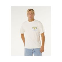 Koszulka męska RIP CURL Bells Pro 26 Bell Logo Tee biała