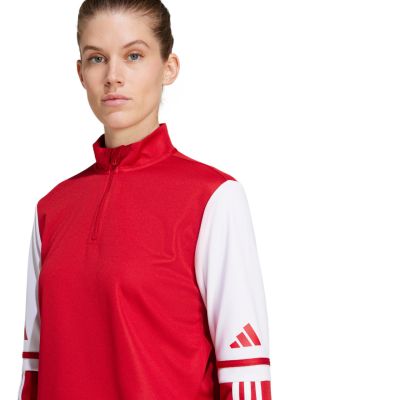 5. Bluza damska adidas Squadra 25 Training Top czerwona JD3018