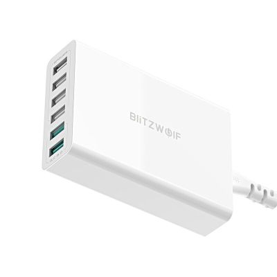 5. Ładowarka Blitzwolf BW-S15 6x USB-A  (BLZ255WHT)