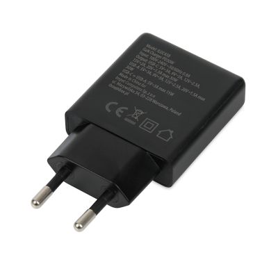 4. IBOX ŁADOWARKA UNIWERSALNA C-43 GAN PD30W SLIM USB A+C BLACK