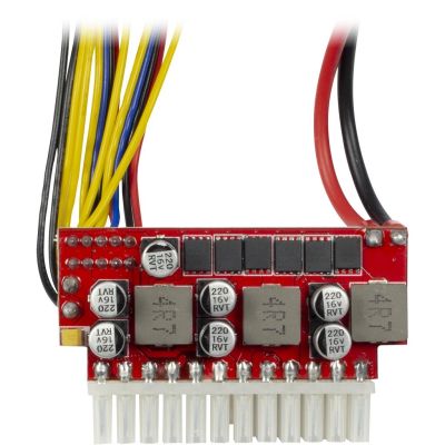 3. Inter-Tech 88882190 moduł zasilaczy 200 W 20+4 pin ATX Czarny