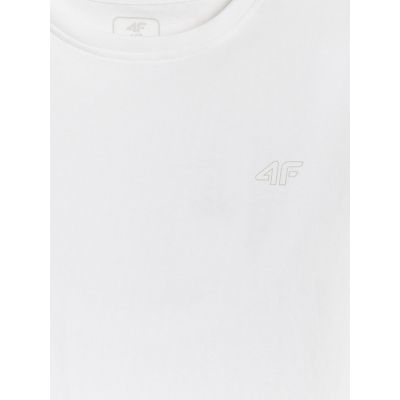 8. T-shirt regular gładki dziewczęcy 4F 4FJRMM00TTSHF3553-10S