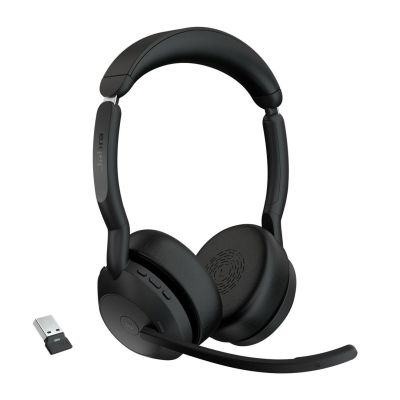 7. Słuchawki nauszne bezprzewodowe Jabra Evolve2 55 MS Stereo