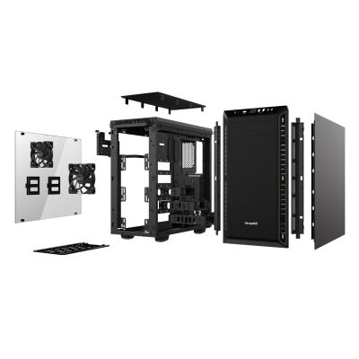 3. Obudowa BE QUIET! Pure Base 600 BGW21 (ATX, Micro ATX, Mini ITX; kolor czarny)