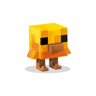 4. LEGO Minecraft 21582 - Kurzy Jeździec